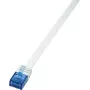 Logilink SlimLine – paigakaabel – RJ-45 (M) – RJ-45 (M) – 1 m – UTP – CAT 6 – valge (CF2031U)