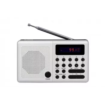 Eltra Radio Pliszka USB, FM valge