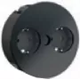 Bachmann TWIST - 2 m - 2 AC-Outputs - siseruumides kasutatav - Metal - Plastik - Must - 42,5 mm