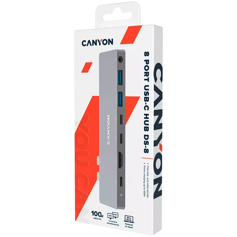 Laadimisdokk 2xTB - 2xHDMI 2xUSB 3.0 2xUSB-C pesa