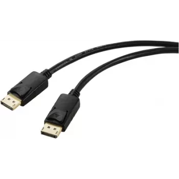 Renkforce DisplayPort-ühenduskaabel DisplayPort-pistik, DisplayPort-pistik 2,00 m Must DisplayPort-kaabel (RF-5771514)