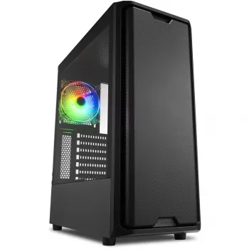 Sharkoon SK3 RGB Midi Tower korpus, must