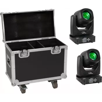 LED-valguskomplekt EUROLITE TMH-B90 2x koos transpordikohvri ja ratastega