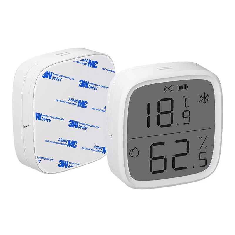 Sonoff ZigBee siseruumide temperatuuri- ja niiskusandur SNZB-02D, juhtmevaba, patarei CR2450