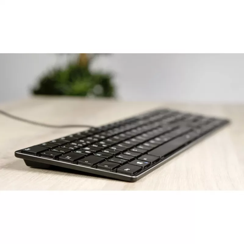 Klaviatuur SPEEDLINK SL-640010-BK USB saksa must täissuuruses 110 klahvi