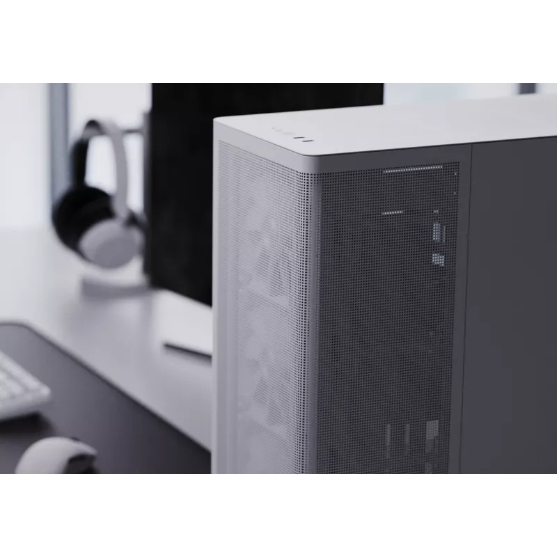 APNX PC Midi Tower C1-R-WT-v1 — valge, toetab ATX/Micro-ATX/Mini-ITX, 3x120 mm esiventilaatorid paigaldatud, 3x3,5 tolli + 3x2,5 tolli pesad, USB 3.2 Gen1 x2