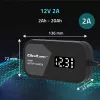 Akulaadija QOLTEC 52492 12V 2A mikroprotsessorjuhtimise ja akuelementide taastamise funktsiooniga