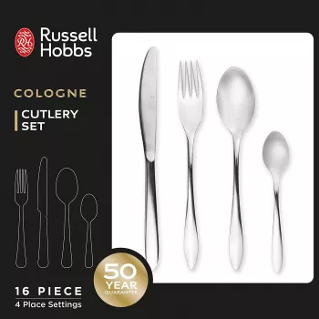 Söögiriistade komplekt Russell Hobbs RH02221EU7 16-osaline roostevaba teras