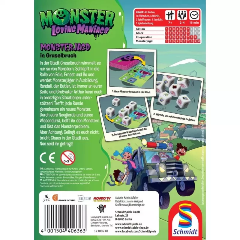 Monster Loving Maniacs: Monsterjagd in Gruselbruch, lauamäng