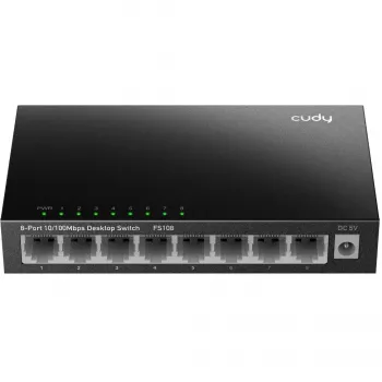 Haldamata kommutaator Cudy FS108 8 pordiga Fast Ethernet 10/100 must