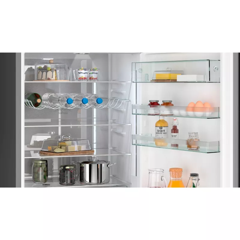 Siemens KG49NAXCF külmik-sügavkülmik Eraldiseisev 440 L Roostevaba teras