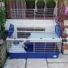 Puur Ferplast Barn 100 küülikutele ja merisigadele, metall/plast, 960×570×730 mm, taupe/valge