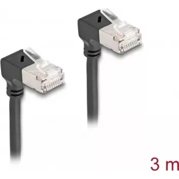 võrgukaabel DeLOCK RJ45 Cat.6A 3m Must