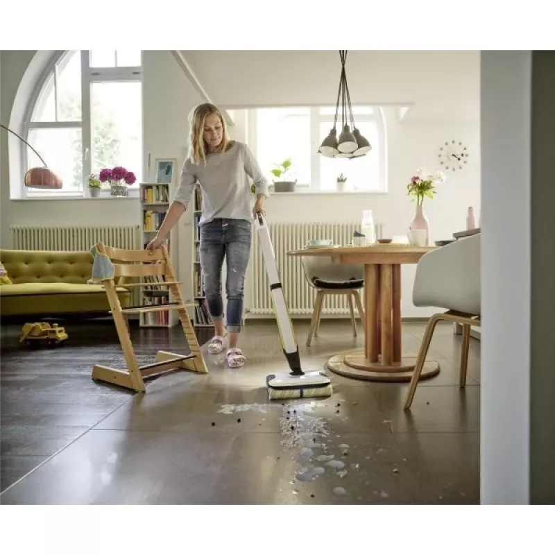 Kärcher FC 7 CORDLESS Elektrihari aku märgpuhastusega ilma tolmukotita must, valge, kollane 2,85 Ah