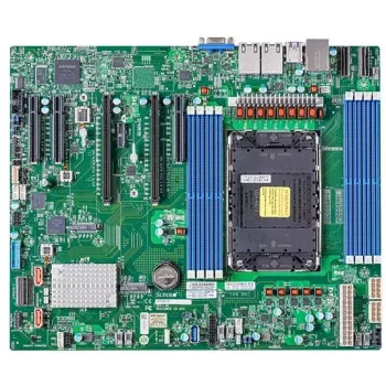 Super Micro SUPERMICRO X13SEI-F - Emaplaat - ATX - LGA4677 Socket-E - Intel C741 kiibistik - USB 3.2 Gen 1 - 2 x Gigabit LAN - Pardagraafika (MBD-X13SEI-F-B)