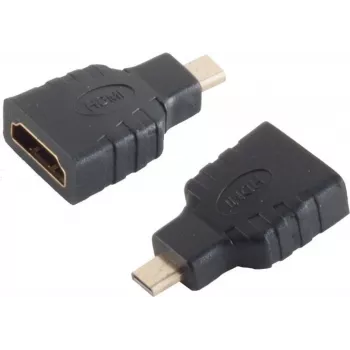 Micro HDMI adapter ShiverPeaks BS77413 isane emasele, must