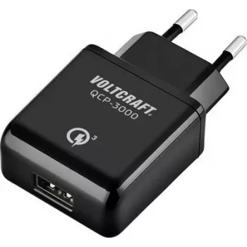 VOLTCRAFT QCP-3000 USB-laadija pistikupesa Väljundvool (max.) 3000 mA 1 x USB Qualcomm Quick Charge 3.0 (VC-11342765)