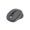 Juhtmevaba Bluetooth optiline hiir GEMBIRD MUSWB2 — paremakäeline, 1600 DPI, 6 nuppu, must/hall, AAA patareid
