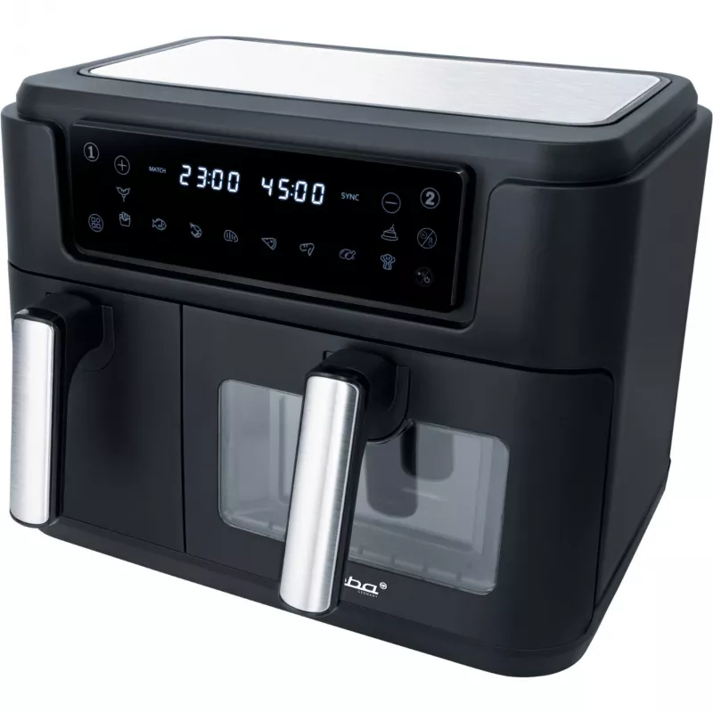 Kahekordne õhufritüür HF 9500 DUO (must, 2400 W, 2 korvi 6 L + 3,5 L)