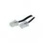 S/CONN 6m RJ45 Must Läbipaistev S/CONN 6m RJ45
