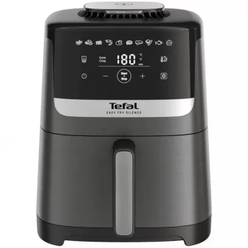 Tefal Easy Fry Silence EY551HE0 fritüür Üksik 5 L Eraldiseisev kuumaõhufritüür Must, Hall, Roostevaba teras