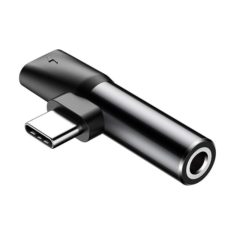 Baseus Audio Adapter USB-C kuni Mini Jack 3.5mm + USB-C (must)