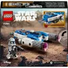 LEGO Star Wars Captain Rex Y-Wing Microfighter Kollektsioneeritav Kloonisõdade Kosmoselaev Mänguasi Koos Minifiguuriga 6+ Aastastele Poistele