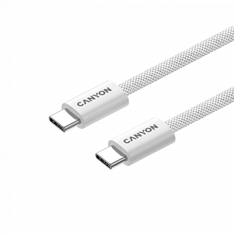 CANYON kaabel OnWire 60MG C-C 60W Magnet Punutud 1m Valge