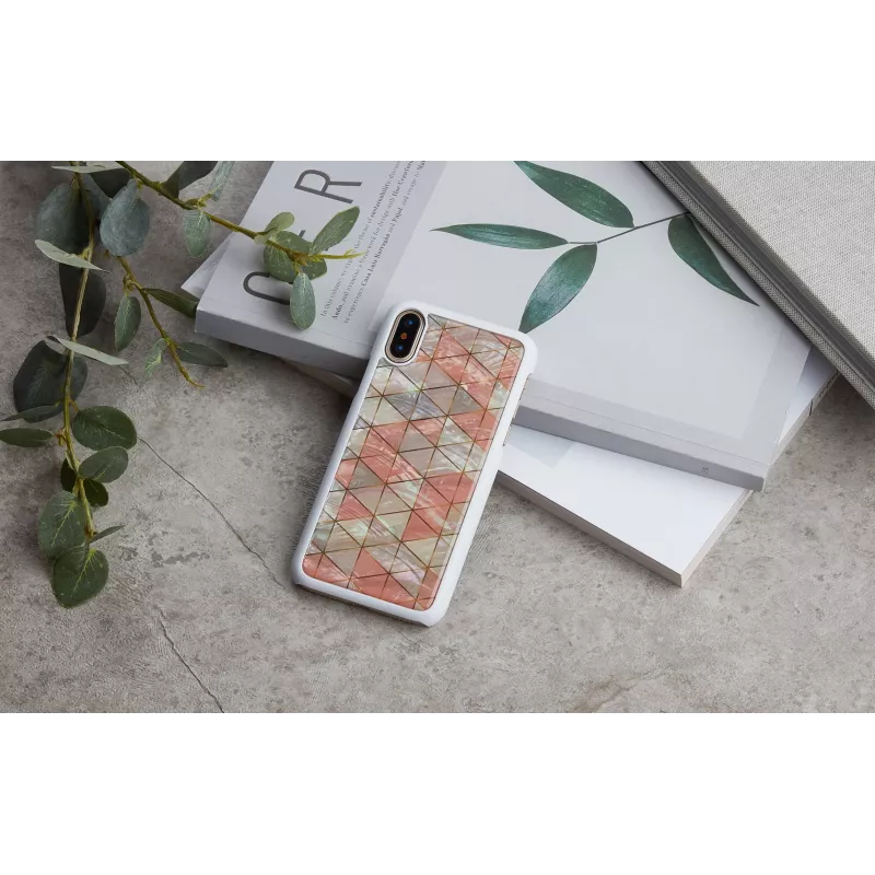Nutitelefoni ümbris iKins iPhone XS / XS Max teemantvalge kaitseümbris