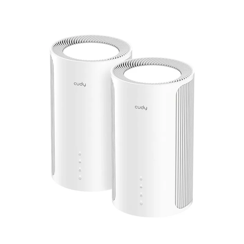 Cudy M11000 kolmeribaline (2,4 GHz / 5 GHz / 6 GHz) Wi-Fi 7 (802.11be) valge 4 sisemist