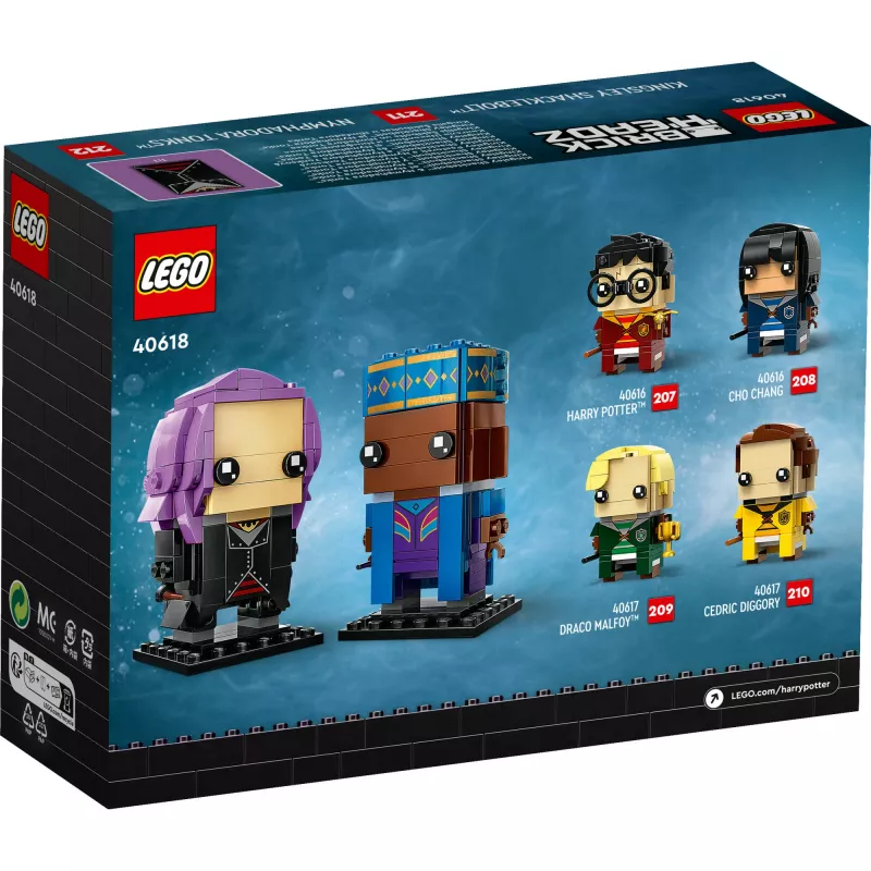 Lego Brickheadz Harry Potter 40618 Kingsley Shacklebolt ja Nimfadora Tonks