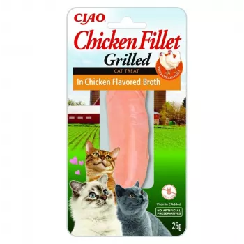 INABA Ciao grillitud kanafilee kanamaitselises puljongis - kassimaiused - 25g