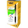 BIC pastapliiatsid ATLANTIS REFRSH 1,0 mm must, karp 12 tk. 136717