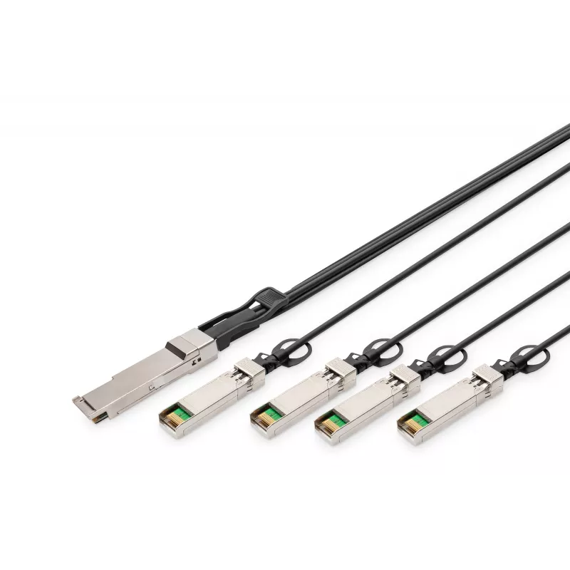 Otseühenduskaabel Digitus DN-81325 40G QSFP+ kuni 4x SFP+ 5 m