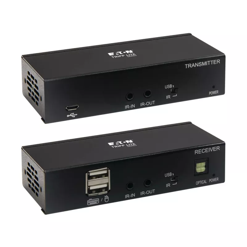 Eaton Tripp Lite Series USB-C to HDMI üle Cat6 pikenduskomplekt KVM-toega, 4K 60Hz, 4:4:4, saatja/vastuvõtja, USB, PoC, HDCP 2.2, kuni 70 m, TAA