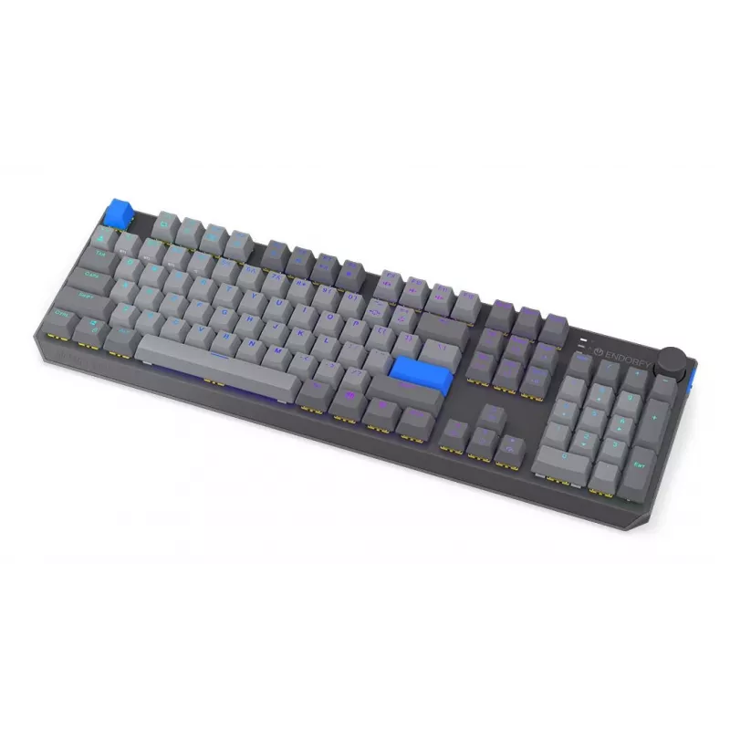 Juhtmevaba klaviatuur ENDORFY Thock V2 — ergonoomiline paigutus, RGB-valgustus, juhtmevaba ühendus