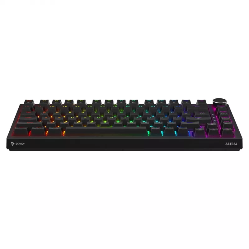 Savio ASTRAL BLACK JADE klaviatuur mängimiseks USB QWERTY US International
