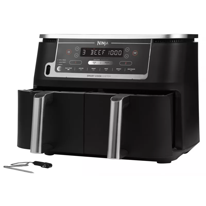 Ninja AF451EU fritüür Üksik 9.5 L 2470 W Kuumaõhufritüür Must