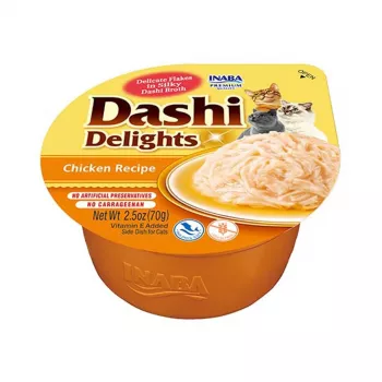 INABA Dashi Delights Chicken in broth - kassimaiused - 70g