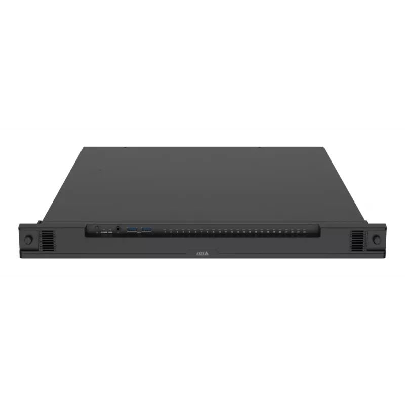Videovalvesalvesti AXIS S2224 Mk II 24-kanaliline, 48-kanaliline taasesitus, 7680×4320, 6 TB HDD, 256 GB SSD, RAID 0/1/10, 1U, must