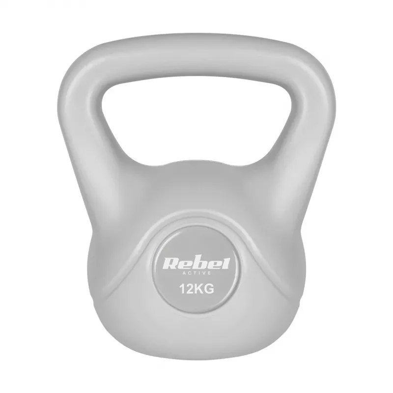 REBEL ACTIVE Kettlebell bituminous gray 12 kg