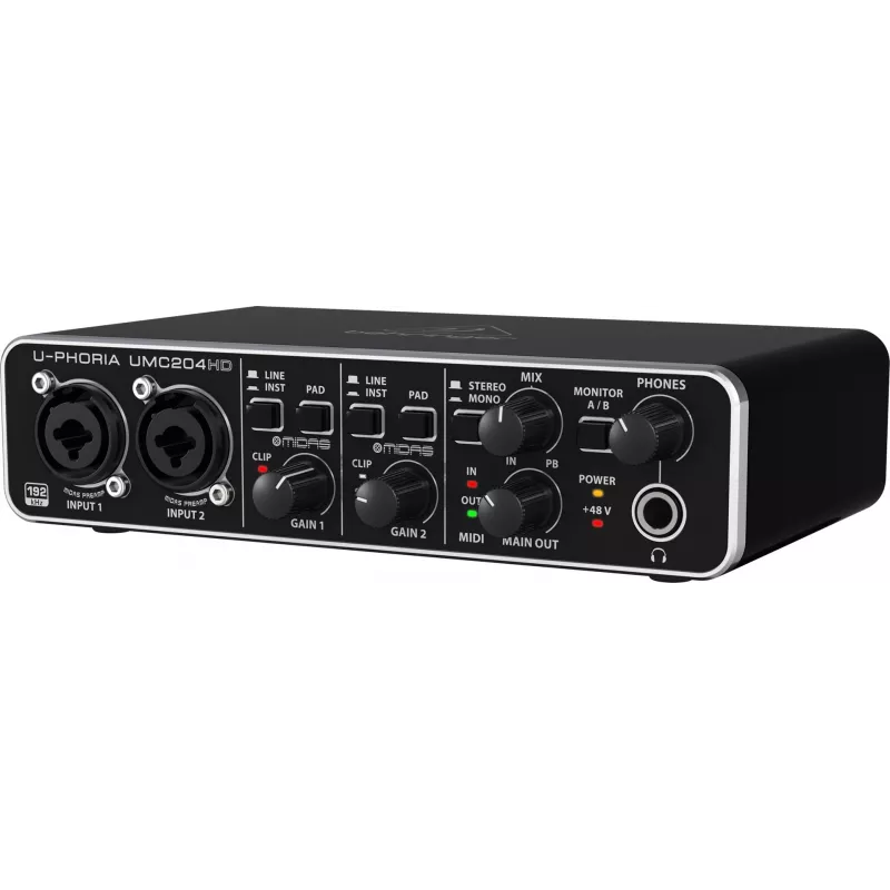 Behringer UMC204HD lisamuusikavarustus