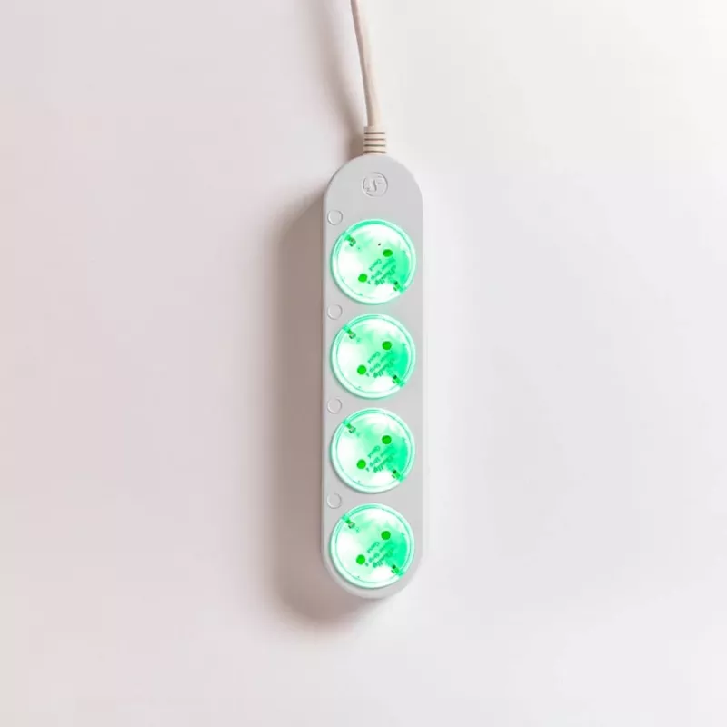 Nutikas 12A Shelly Power Strip 4 Gen4 Zigbee/Matter toiteplokk