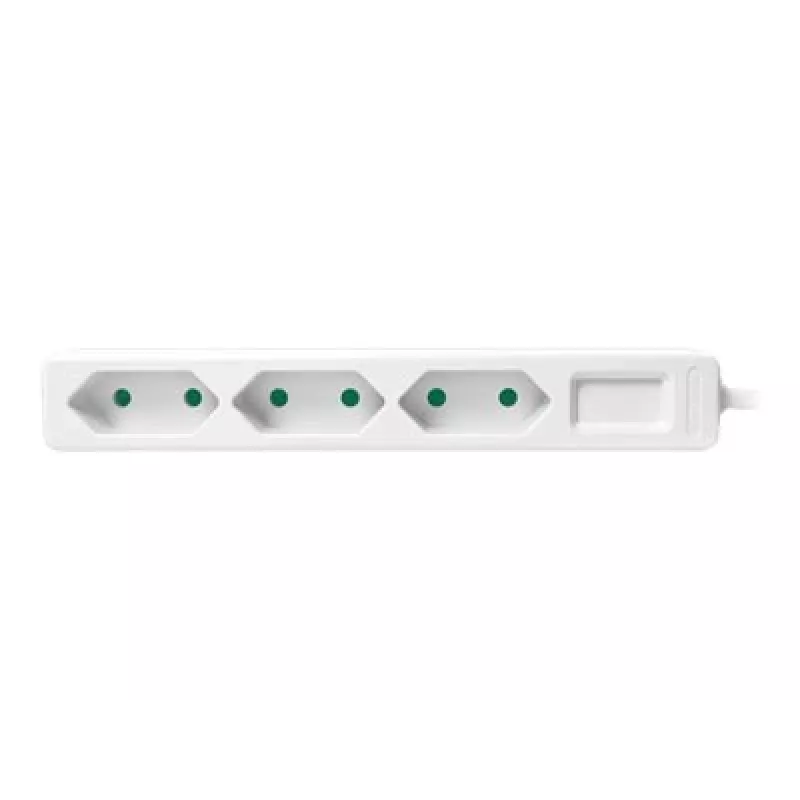 Pikendusjuhe LogiLink LPS229 1,5 m 3 vahelduvvoolupesa siseruumidesse valge