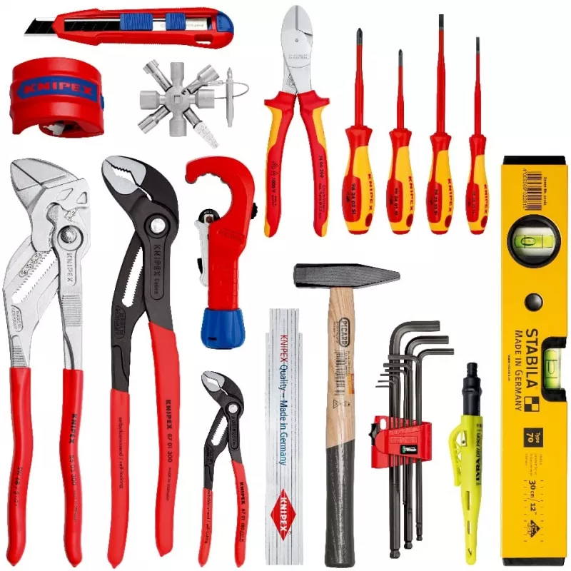 Seljakotimoodul Knipex X18 Sanitaartehnika Vastupidav disain Kompaktne suurus tööriistade hoiustamiseks
