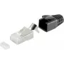 Traadiühendus RJ-45 S/CONN 72067-10S Must Valge