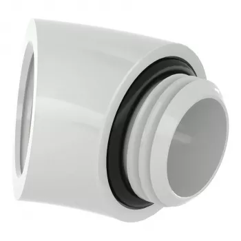 Nurgaadapter 45° Barrow TDWT45-V2 W — G1/4 isane G1/4 emasele, valge