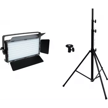 LED-komplekt EUROLITE PLL-480 CW/WW koos statiiviga — lava-/ambientvalgusti, reguleeritav külm ja soe valge