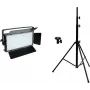 LED-komplekt EUROLITE PLL-480 CW/WW koos statiiviga — lava-/ambientvalgusti, reguleeritav külm ja soe valge