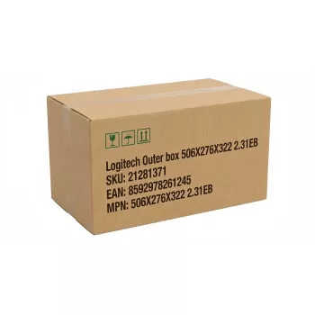 Väliskarp Logitech 506X276X322 2.31EB jaoks — saatmis-/pakendikarbi mõõtmed 506×276×322 mm